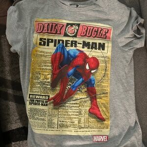 Universal Marvel Spider-Man Short Sleeve Shirt/ Spiderman Shirt